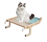 Siège de fenêtre pour chat - Support réglable pour perchoir pour félin - | Plateformes de repos de fenêtre - Cadre de support d'intérieur pour chat | Structure de montage non adhésive pour chats et