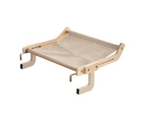 Siège de fenêtre pour chat - Support réglable pour perchoir pour félin - | Plateformes de repos de fenêtre - Cadre de support d'intérieur pour chat | Structure de montage non adhésive pour chats et