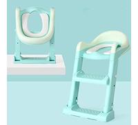 Siège de formation de toilette pour bébé pour enfant en bas âge pliable avec échelle réglable Sièges de formation de pot pour urinoir portable pour enfants-Vert