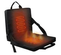 Siège de gradin chauffant, coussin chauffant chauffé, chaise extérieure de pliage chauffante à 3 niveaux avec poignée, sièges stade portables réglables pour les gradins (pas banque d'alimentati