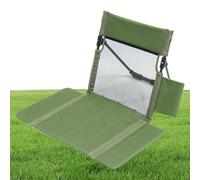 Siège de Gradin,Siège Pliable Extérieur avec Support - Portable pour Pêche Voyage Pique-Nique Jardin Plage Camping Pelouse