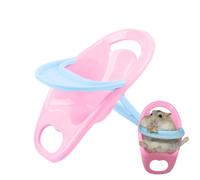 Siège de hamster - Chaise de restauration animale avec plateau, jolie décoration d'habitat | Accessoire d'alimentation en bois pour animaux de compagnie, meubles de hamster créatifs, mini jouet de tab