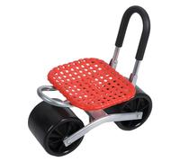Siège de jardin avec dossier Fable Tabouret de jardin sur roulettes Chariot de jardinage paresseux avec 2 roues Chariot à outils portable pour Easy King and T