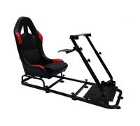 siège de jeu pour PC et consoles de jeux faux cuir noir-rougeFKRSE14121