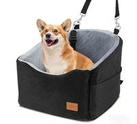 Siège de Kart pour Chiens de Taille Moyenne de Moins de 13,6 kg, siège Confortable pour Chiot avec 2 laisses de sécurité à Clipser, Dessous du siège de Voyage antidérapant