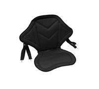 ECD Germany Siège de Kayak - Réglable - 62 x 43 cm - Chaise avec Sangles de Fixation - Noir