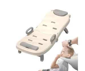 Siège de lavage de cheveux pour tout-petits, chaise de shampooing pour tout-petits - Siège allongé réglable pour laver les cheveux pour | Fauteuil inclinable portatif de shampooing de bébé,