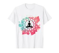 Siège de Lotus Mediation, Fleur de Lotus, géométrie Namaste T-Shirt