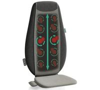 Siège de massage Zen Etna - massage shiatsu avec Chaleur Apaisante et Aromathérapie, tissu denim Oeko-Tex - soulage les muscles et appaise les tensions