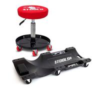 Siège de mécanicien BM TOOLS Stool siège pivotant à roulettes/Supports Outils et Chariot de vidange - Réparation Automobile