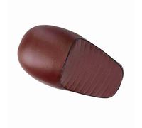 Siège de Moto PU Leather Vintage Cafe Racer Refit Coussin de Selle Plate pour CG125 GN CG CB400SS Brun Noir 53 Cm 1kg (Type A)