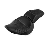 Siège de moto Siège de passager de conducteur de moto Convient pour Harley Fat Boy FLSTF 2007 - 2017 Softail Standard Night Train FXSTB 2006 - 2015 Moto Siège(E)