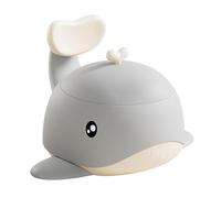 Siège de pot pour bébé convivial Belle forme de baleine de dessin animé Facile à nettoyer Entraîneur de toilettes portable pour enfants de 12 mois et plus Nettoyage facile Toilettes portables pour