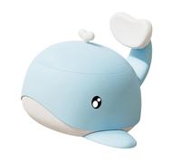 Siège de pot pour bébé convivial, forme de baleine de dessin animé, facile à nettoyer, entraîneur de toilette portable pour enfants, 12 mois et plus, siège de toilette léger pour bébé pour l'extérieur