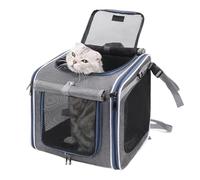 Siège De pour Chien - Sac À Dos Pliable Portable - Panier De Guidon Vélo pour Chien, Sécurité en Extérieur Déplacements Les Voyages La Marche La Famille Le Cyclisme Et Les