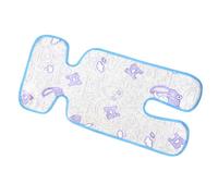 Siège de Poussette Bébé en Fibre Tapis Rafraîchissant | Usage, pour Sièges et Chaise Haute, Léger, Toucher Lisse, Portatif, Compatible Plupart des Poussettes