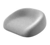 Siège de rappel pour chaise de cuisine/table à mémoire ergonomique mousse pour tout-petits siège booster 14x10x2 pouces gris couleurs non glissantes coussin avec bande élastique, pour table