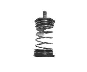 Siège de ressort de compression d'amortisseur antichoc de pompe à air avec l'écrou M6 (Size : 2.1x27x35)