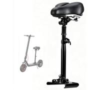 Siège de scooter électrique pour adulte - Pour adulte de 13 à 19 cm - Coussin d'assise - Bords incurvés - Repose-pieds réglable en hauteur de 55 à 68 cm - Pliable - Selle pour scooter, siège de vélo