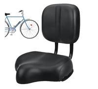 Siège de Selle de vélo avec Dossier - Selle de vélo Large rembourrée avec Support Dorsal - Selle à Coussin Large rembourrée, Dossier Souple, Selle de Tricycle surdimensionnée pour de Route