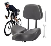 Siège de selle de vélo - Rembourrage en mousse à mémoire de forme, base texturée portable, conception de canal de ventilation, construction résistante à l'usure | Support universel adapté à l'entraîne