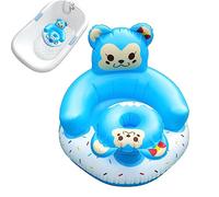 - Siège de sol gonflable - Siège de sol, canapé gonflable pour les tout-petits assis | Siège de soutien gonflable pour les tout-petits, épais et portable pour manger, voyager, se baigner