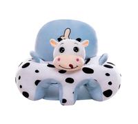 Siège de Soutien pour Bébé, Mignon de Dessin Animé Coussin Canapé Assis Bébé pour S'asseoir en Peluche Remplie de Coton Nouveau-né Apprend des Cadeaux de Chaise Assise pour Enfant (Vache)