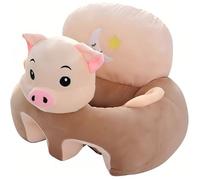 Siège de Soutien pour Bébé Mignon de Dessin Animé Coussin Canapé Assis Bébé pour S'asseoir Nouveau-né Apprend(Cochon)