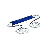 Siege de swingset debutant avec chanes | Bleu | Capacite de 115 lb | 58 """" ""chane plaquee au zinc avec revetement en vinyle | Assemblage et ins