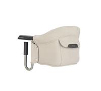 Inglesina Fast, Siège de Table Pliable, Beige (Desert Beige), Facile à Transporter, Lavable, Installation Sécurisée, Jusqu'à 15 kg, 35 x 27 x 42 cm