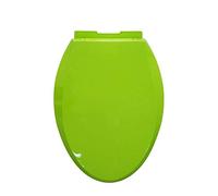 Siège de Toilette à Fermeture Douce, charnière supérieure Fixe pour Salle de Bain, Couvercle de Type V réglable