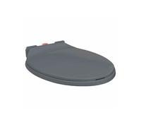 vidaXL Siège de toilette 145817 à fermeture en douceur Gris G