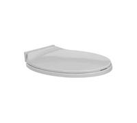 vidaXL Siège de toilette 145814 à fermeture en douceur Abattant WC Gris G