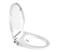 Siège de Toilette allongé en Plastique, Couvercle de siège de Toilette Multifonction Silencieux à Fermeture Douce, Installation Facile, Usage résidentiel régulier ou Usage Commercial léger