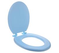 Siège de Toilette Amovible en Écume Épaisse, Installation Facile | Réduit la Pression, Nettoyage Simple, Style Classique Ancien, Entraxe 12 à 16cm, Usage Salle de Bain