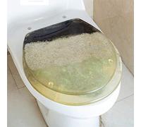 Siège de toilette avec charnière en alliage à fermeture et à zinc