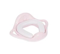 Siège de toilette avec coussin doux Hippo rose