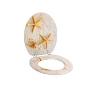 Siège de toilette avec Couvercle MDF Etoile de mer