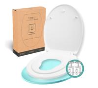 Siège de toilette Benkstein couvercle de toilette en thermodurcissable avec e...