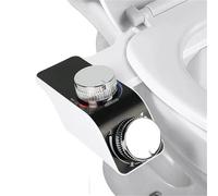 Siège de toilette bidet non électrique, autonettoyant, double buse, lavage chaud/froid, mélangeur, accessoires de salle de bain for femmes, pulvérisateur(Single Cold,G7/8)