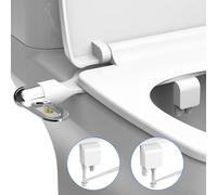 Siège de toilette Bidet, nouveau, léger, Ultra-fin, Non électrique, Double buse, pression d'eau réglable 0002Europe 3 8