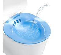 Siège de toilette bidet portable Sitz Bath. Bidet portable pour fixation de toilette, convient aux toilettes pour les plaies post-partum, les hémorroïdes et les soins périnéaux bleu.