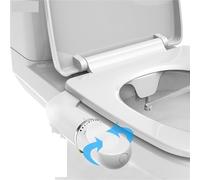 Siège de toilette bidet ultra-mince à double buse réglable et pulvérisateur non électrique(SS5650Asia RU AU UK)