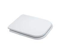 SIÈGE DE TOILETTE BLANC COMPATIBLE AVEC LE CONCA AVEC CHARNIÈRES UNIVERSELLES