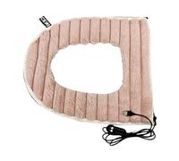 Siège de toilette chauffant électrique : siège avec 3 réglages de température, ajustement allongé universel, faible consommation d'énergie, tapis chauffant rapide | Pour i