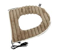 Siège De Toilette Chauffant - Housse De Siègee De Toilette Chauffante, Coussin De Siège De Toilettee Doux Et Lavable, Coussin Chauffant Pour Toilettes Alimenté Par USB, Housse Chauffante Confortable