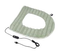 Siège De Toilette Chauffant - Housse De Siègee De Toilette Chauffante, Coussin De Siège De Toilettee Doux Et Lavable, Coussin Chauffant Pour Toilettes Alimenté Par USB, Housse Chauffante Confortable