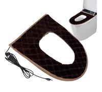 Siège De Toilette Chauffant USB - Coussin Chauffant Réglable 5 Niveaux | Siège De Toilette Avec Minuterie - Design Branché Pour Salle De Bain Hiver Matin Appartement Hôtel Chambre