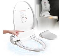 Siège de toilette électrique chauffant avec capteur tactile - Chaleur constante de 32 à 36 °C pour un confort et une hygiène ultimes à la maison ou au bureau