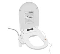 Siège de toilette électrique intelligent avec eau chaude, siège chauffant, télécommande, pour familles, hôtels, institutions publiques, blanc
